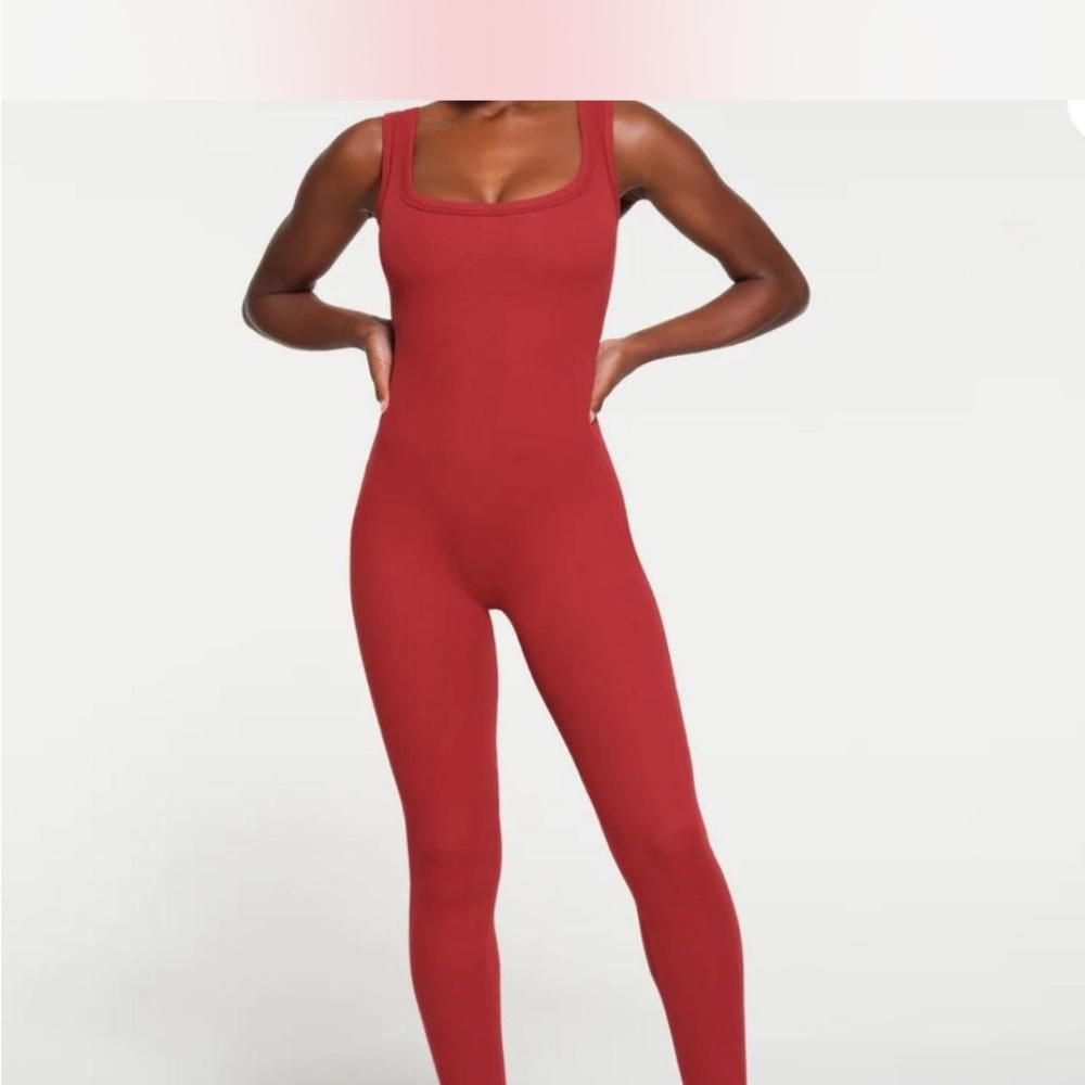 SKIMS Cream Full-Body Jumpsuit - Picture 3 of 3
